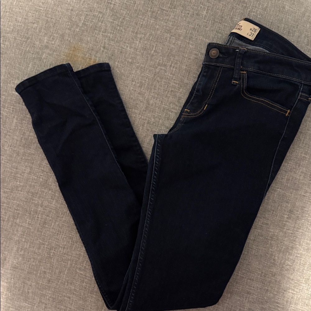 Hollister Women's Navy Skinny Jeans